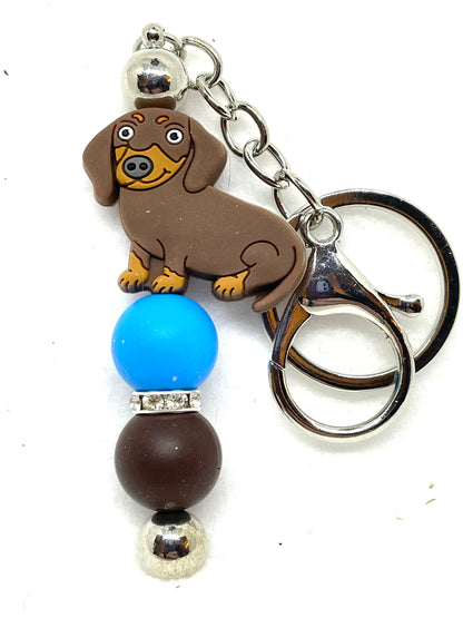 Dog Keychain, Dachshund Keychain, Corgi Keychain, Dog Lovers Keychain, Canine Keychain, Dog Mom Keychain, My Katz Designs