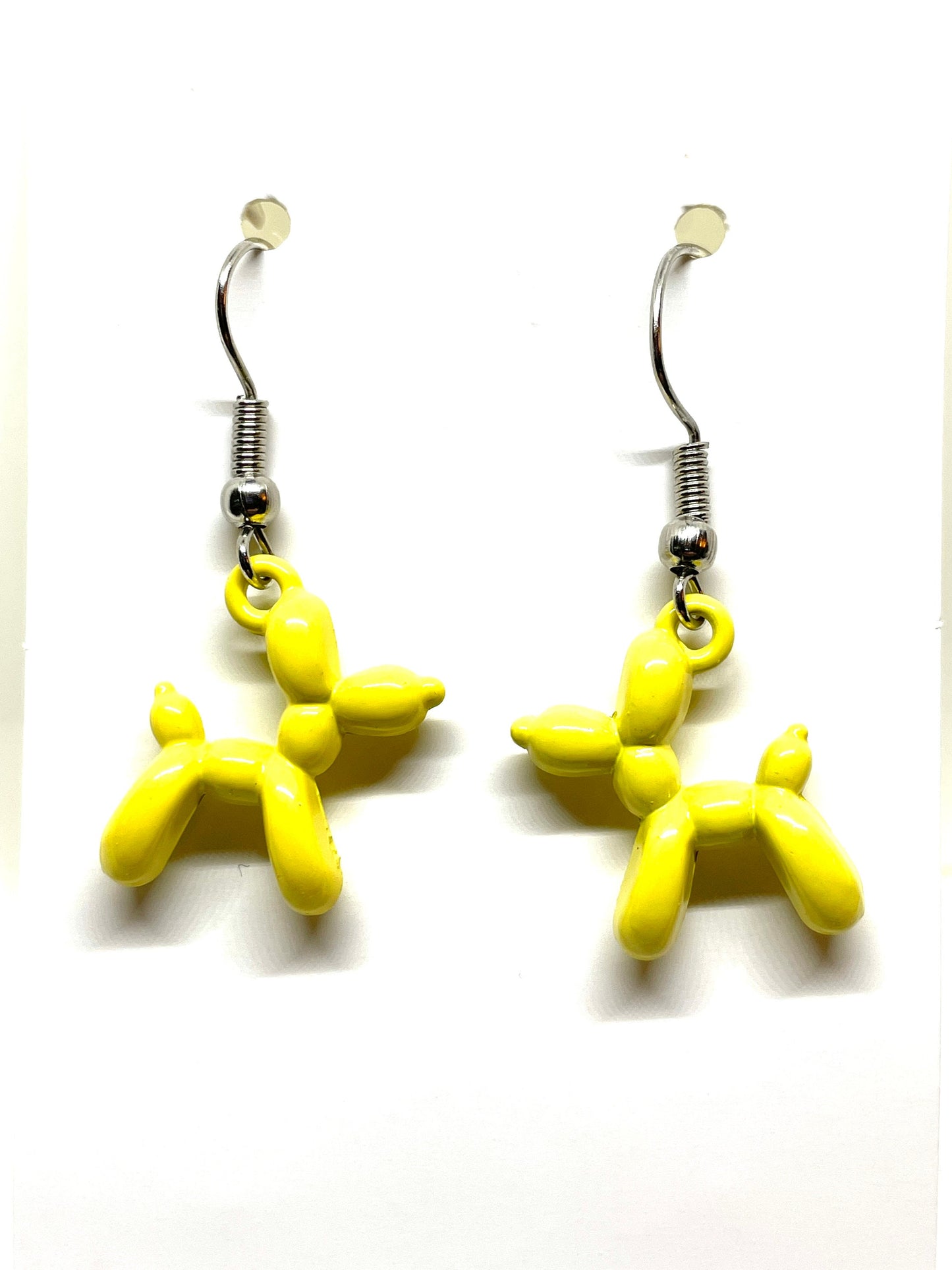 Balloon Animal Dog Earrings, Multiple Colors Dog Earrings, Dog Lovers Earrings, Fun Dog Earrings, Dog Mom Earrings,